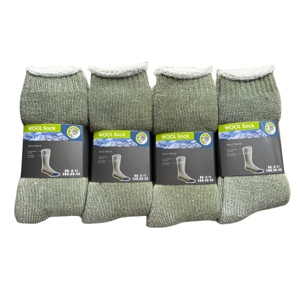 Wool Blend Socks 1 Dozen