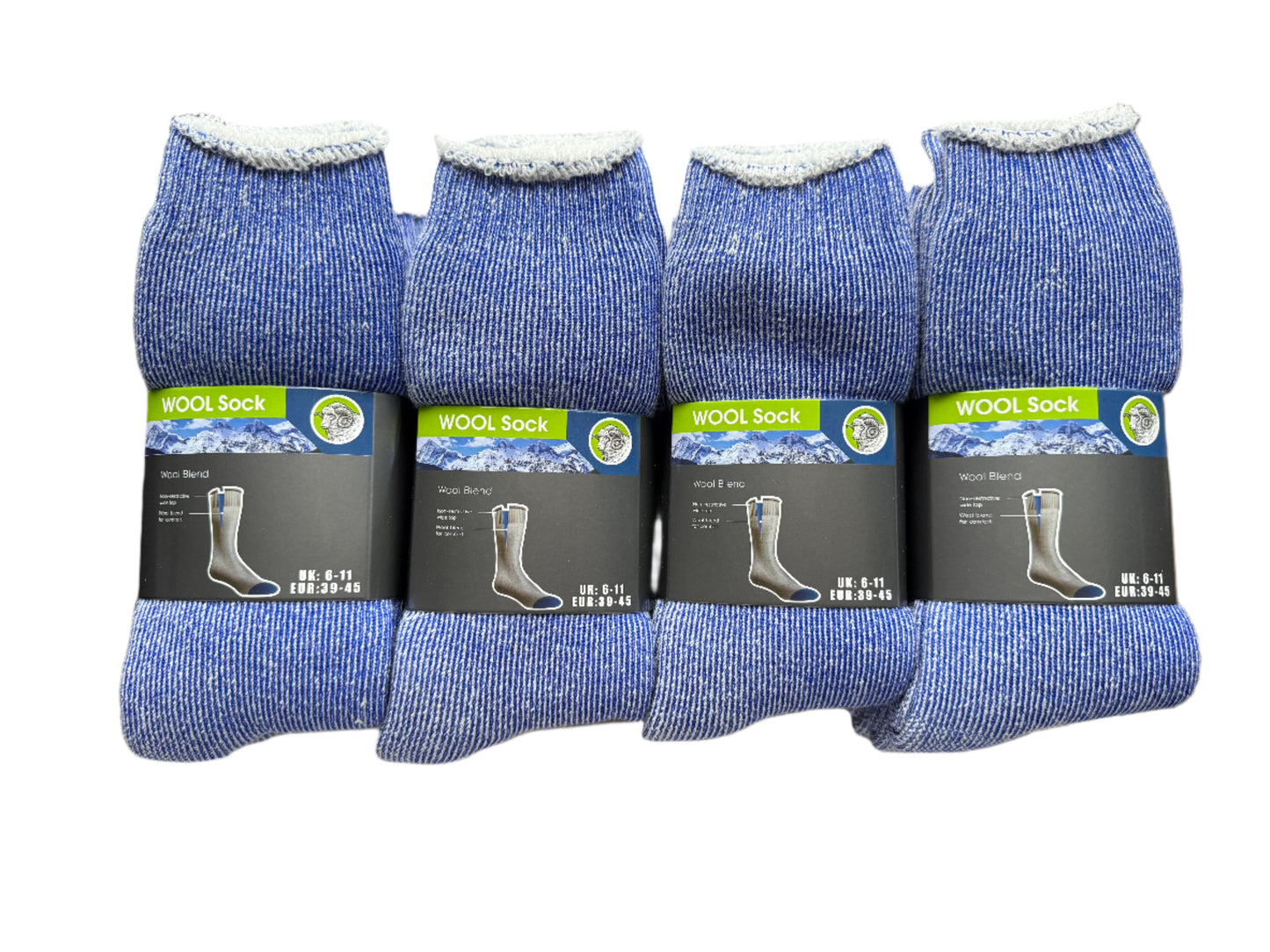 Wool Blend Socks 1 Dozen