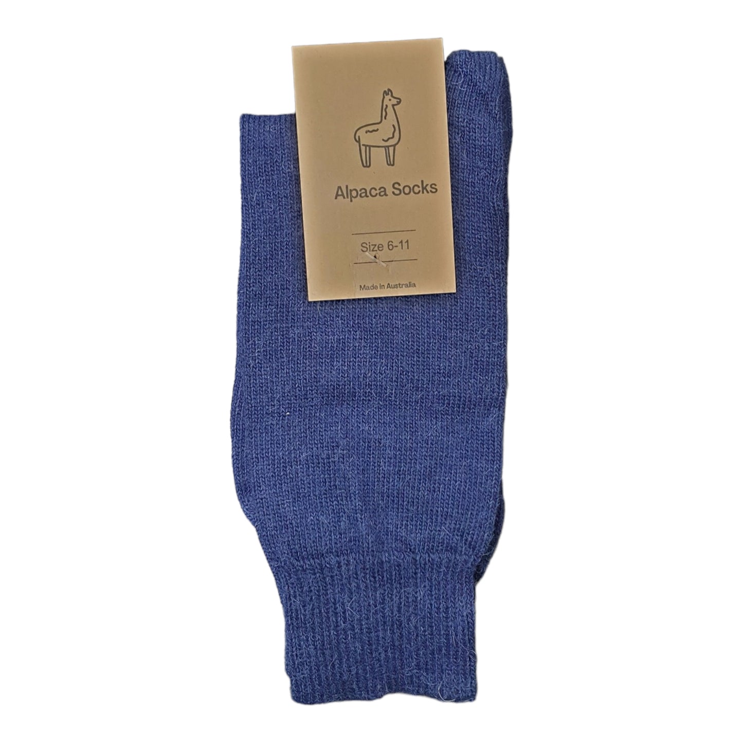 Alpaca Mid Weight Socks 6-11 Navy