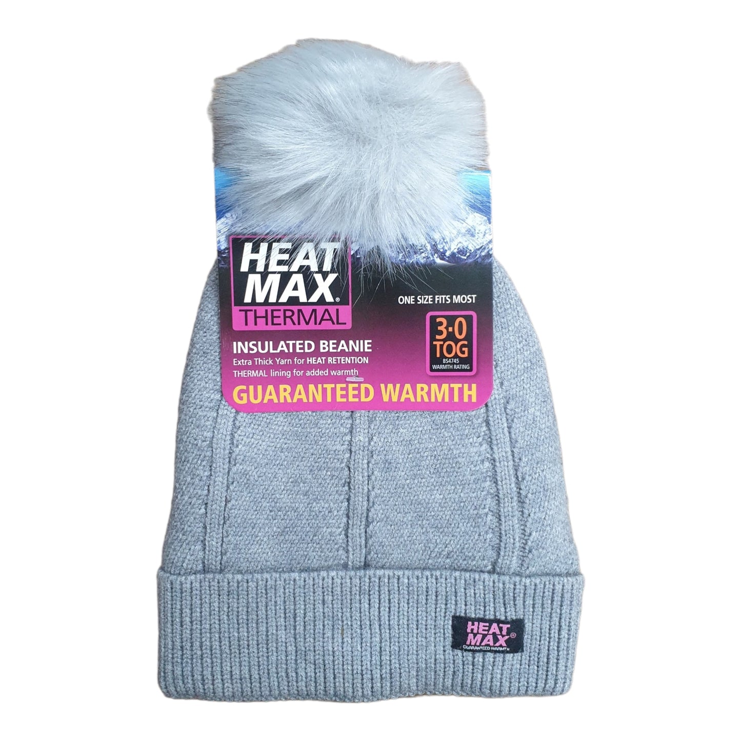 Heat Max Thermal Ladies Juliette Beanie - Grey