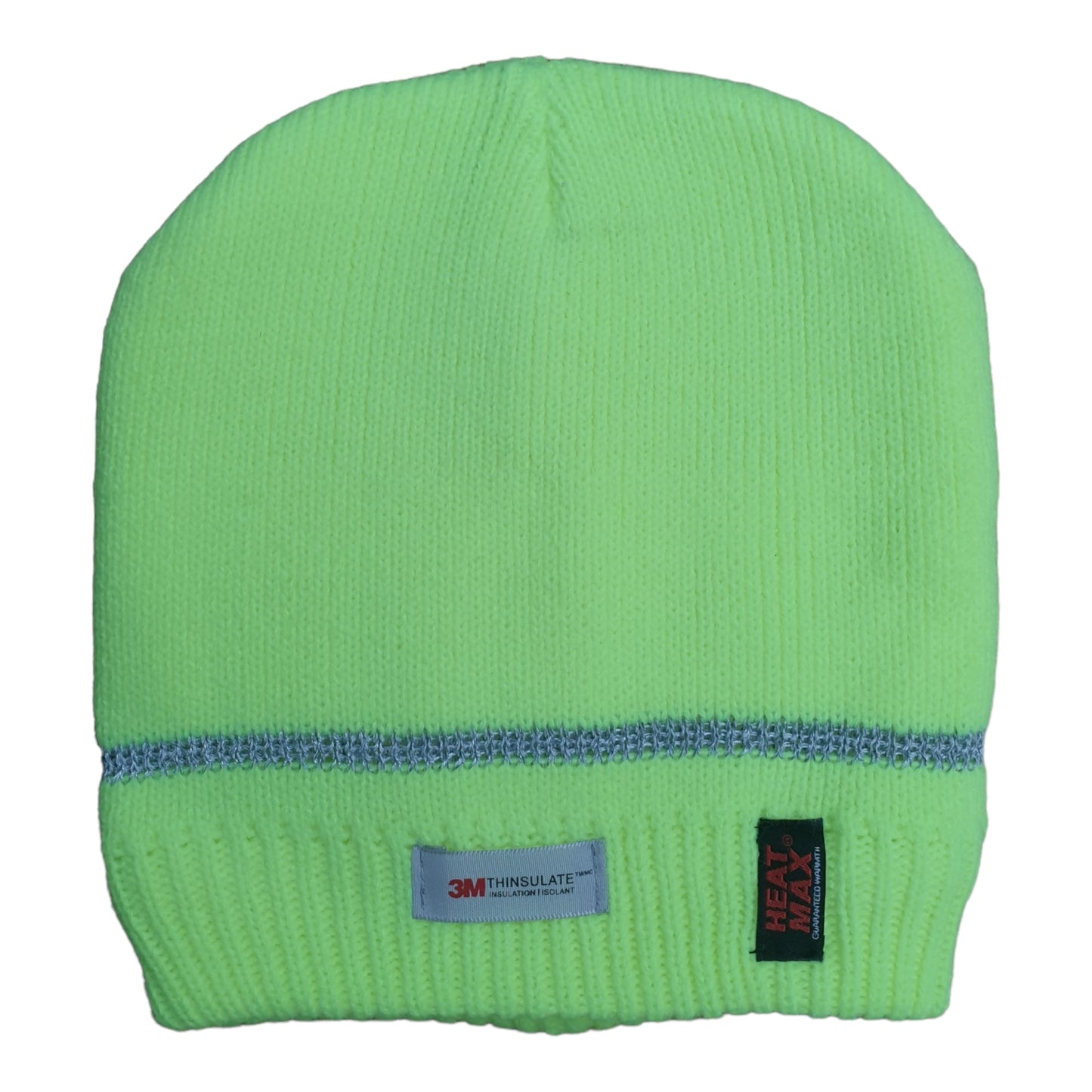 Heat Max Thermal Mens Work Beanie - Fluro Green