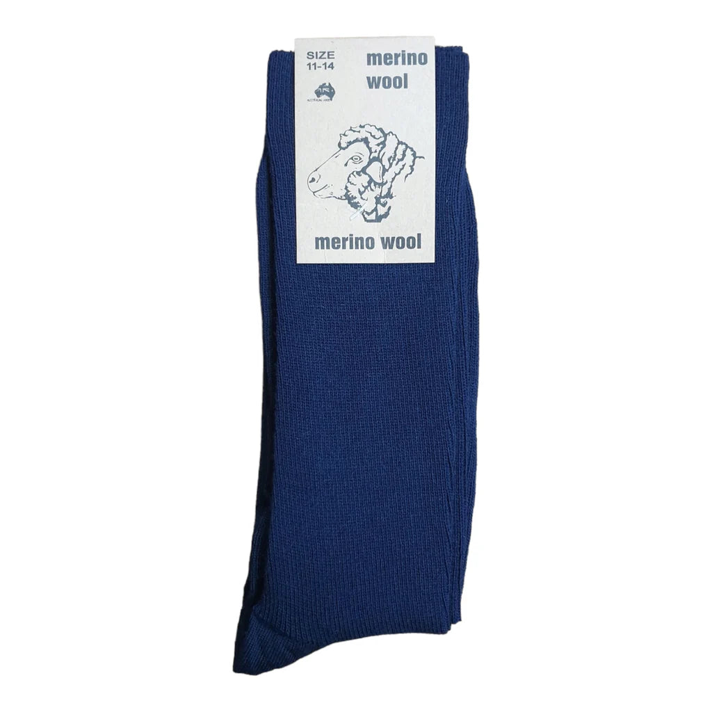 Merino Wool Fine Knit Dress Socks