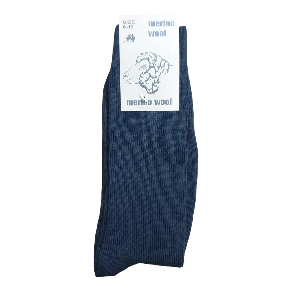 Merino Wool Fine Knit Dress Socks