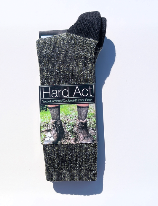 Hard Act Wool/Bamboo/Coolplus® Boot Sock