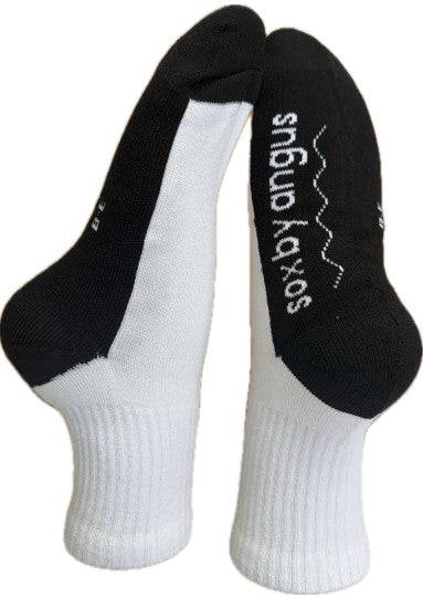 Bamboo Soft Cushion Quarter Crew Sport Socks