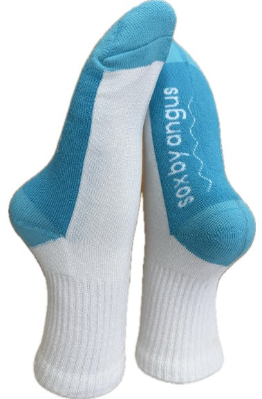 Bamboo Soft Cushion Quarter Crew Sport Socks