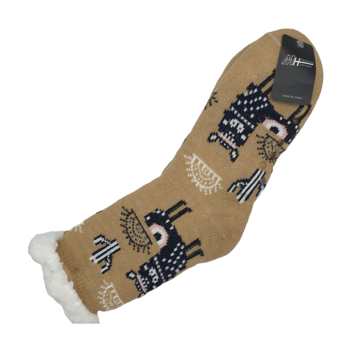Sherpa Lined Slipper Sock