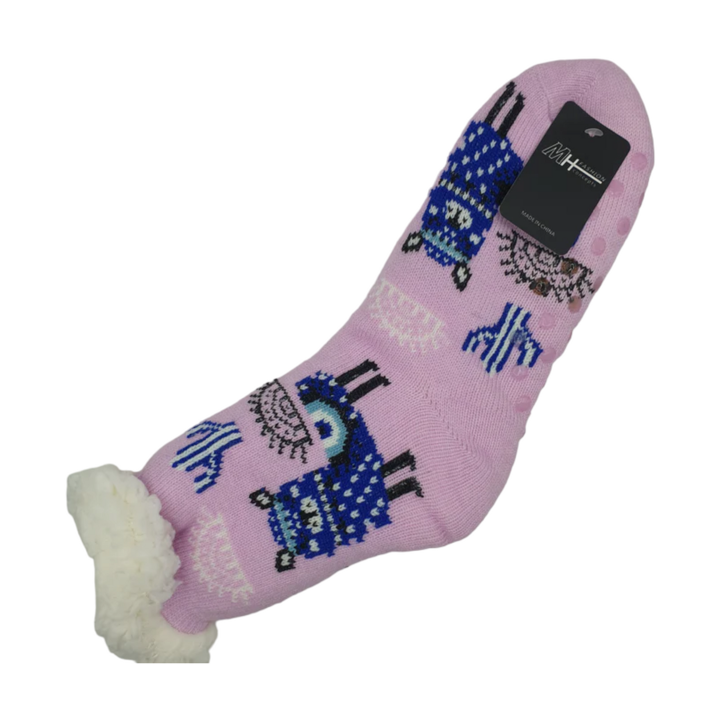 Sherpa Lined Slipper Sock