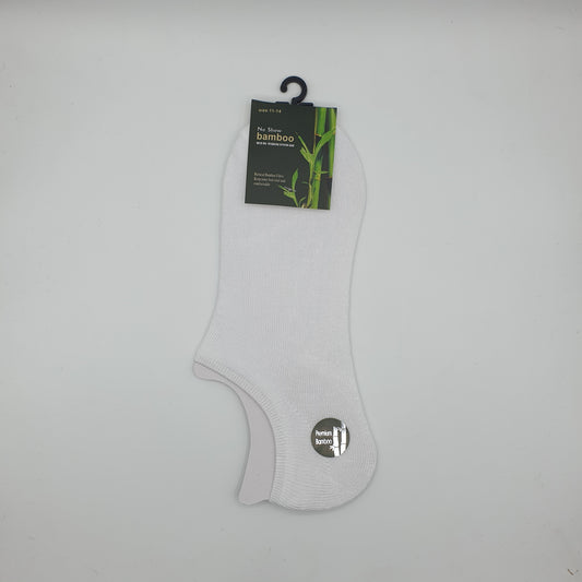Bamboo Footlets 11-14 White