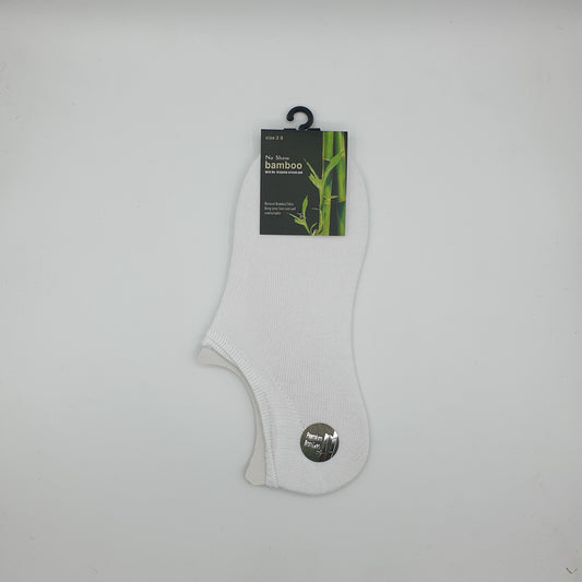 Bamboo Footlets 2-8 White