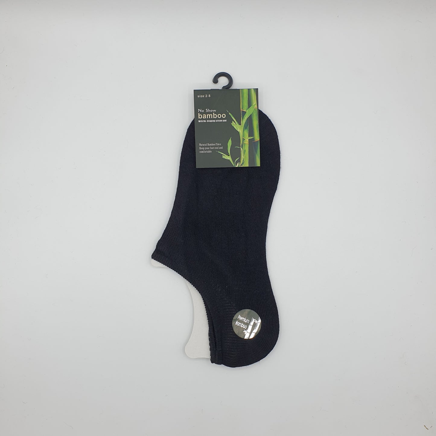 Bamboo Footlets 2-8 Black