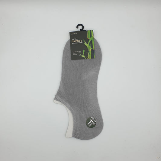 Bamboo Footlets 6-11 Grey