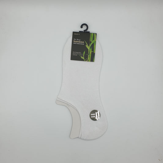 Bamboo Footlets 6-11 White
