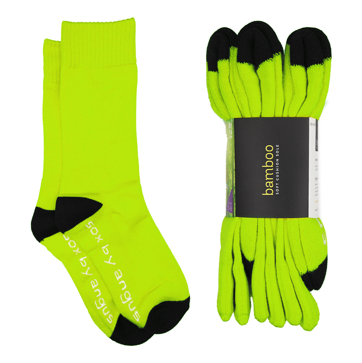 Bamboo Cushion Foot 3 Pair pack