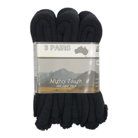 Mighty Tough Work Socks 3 Pair Pack