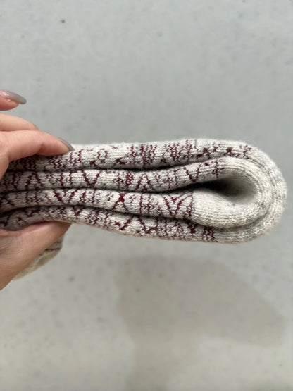 Rag Wool Socks with Norwegin Flag