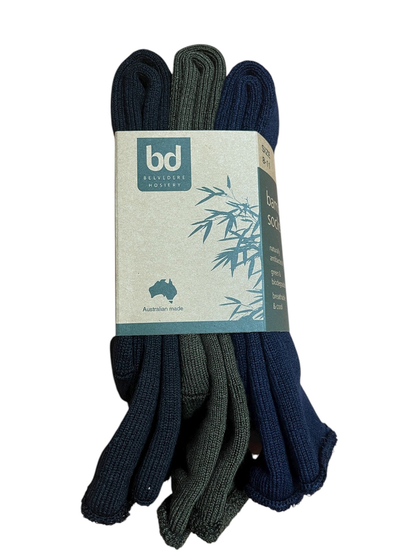Bamboo  Boot Sock 3pk - Australian Made