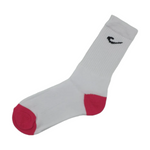 Cotton Sport Socks 3 Pair Pack 2-8 White/Pink