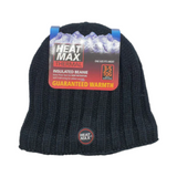 Heat Max Thermal Mens Basic Beanie - Black