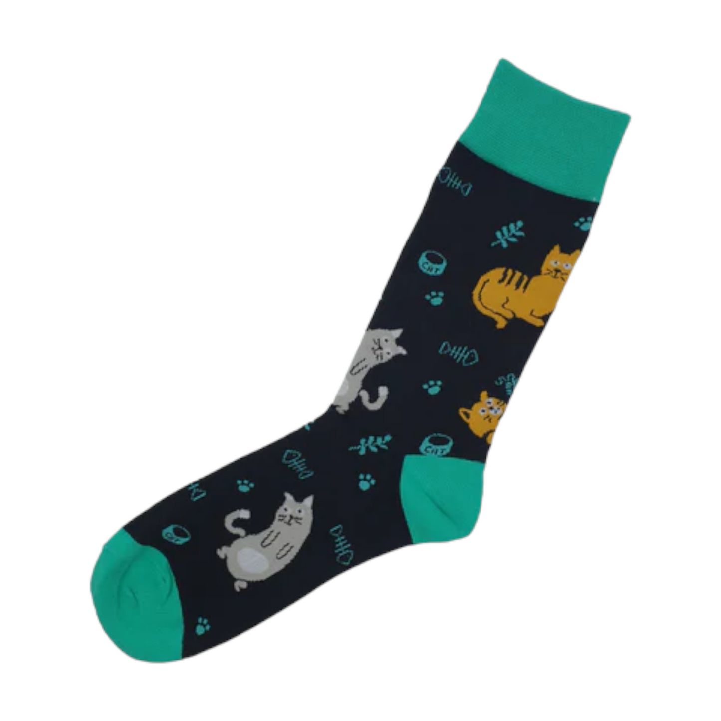 Fashion Pattern Socks - Cats