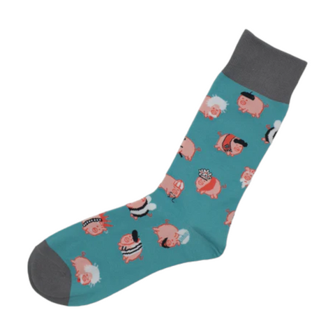 Fashion Pattern Socks - Pigs