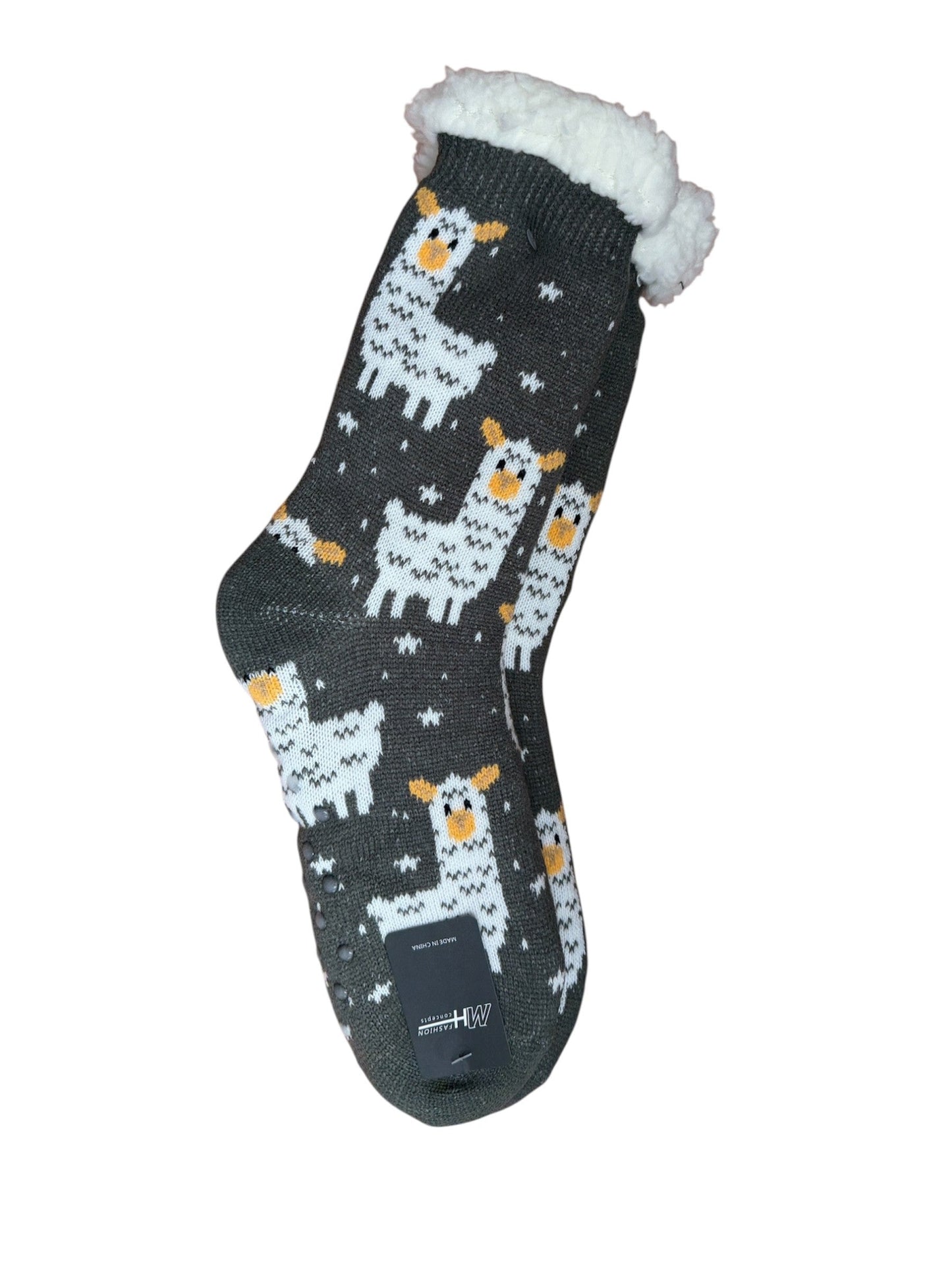 Sherpa Lined Slipper Sock