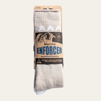 Australian Made Merino Enforcer Wool Work Socks