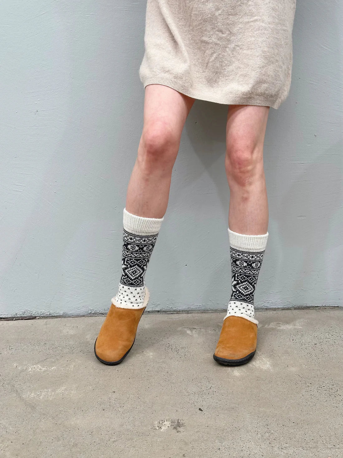 Snowflake EU Wool Socks