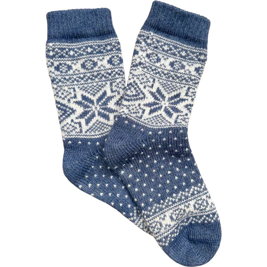 Snowflake EU Wool Socks
