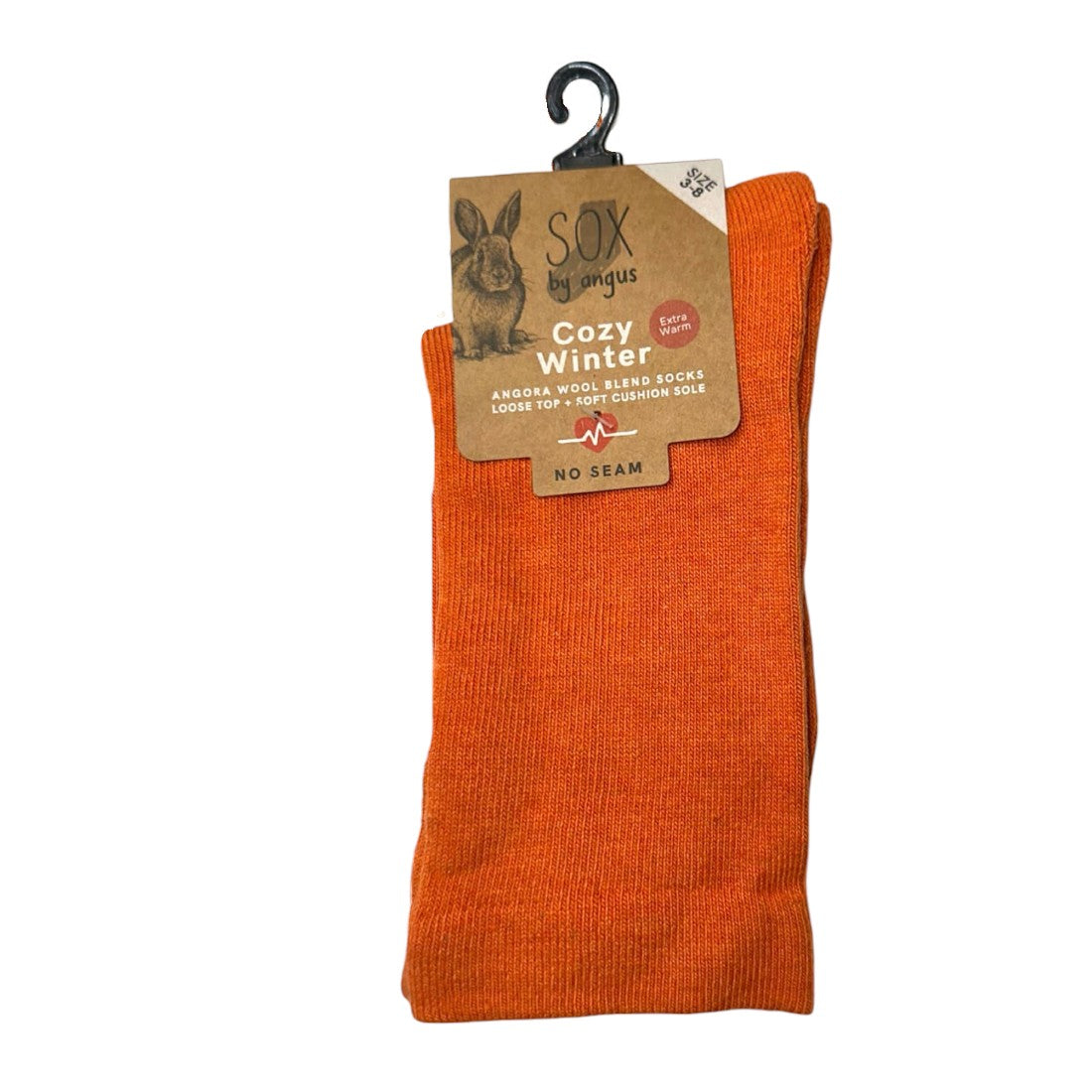 Angora Wool Blend Cushion Sole Loose Top Socks