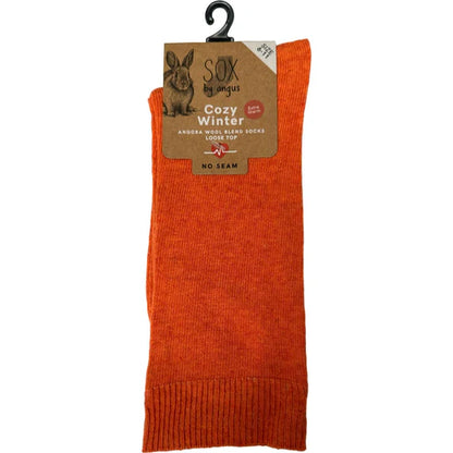 Angora Wool Blend Loose Top Socks