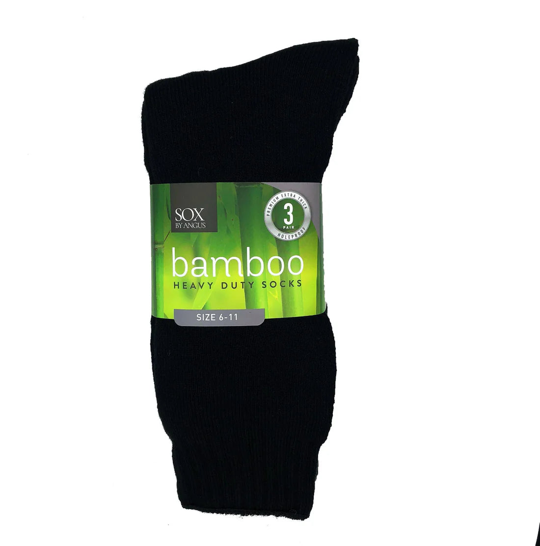 Bamboo Heavy Duty 3 Pair Pack