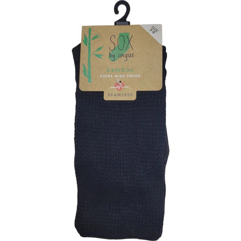 bamboo extra wide socks