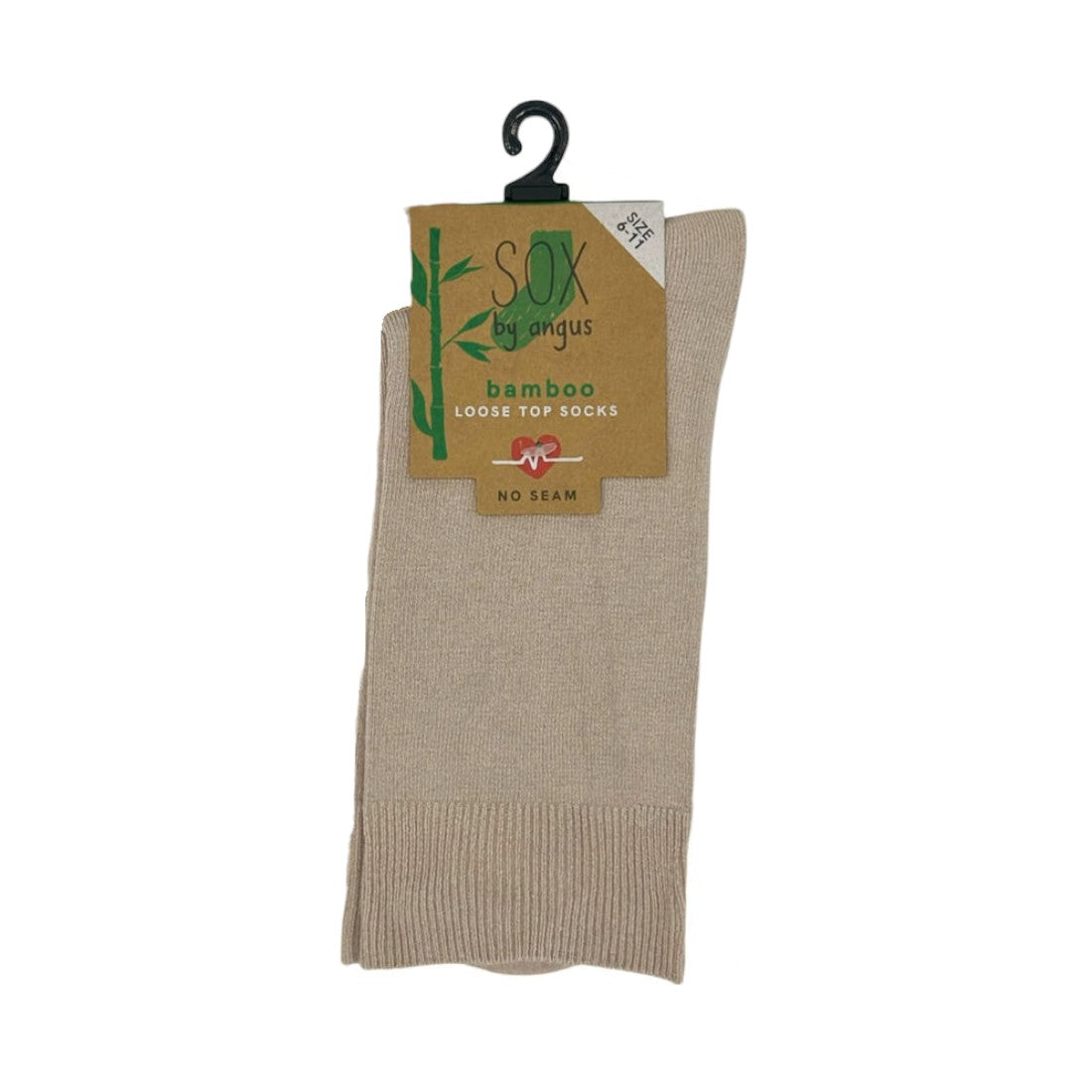 Bamboo Plain Loose Top Socks - NO SEAM
