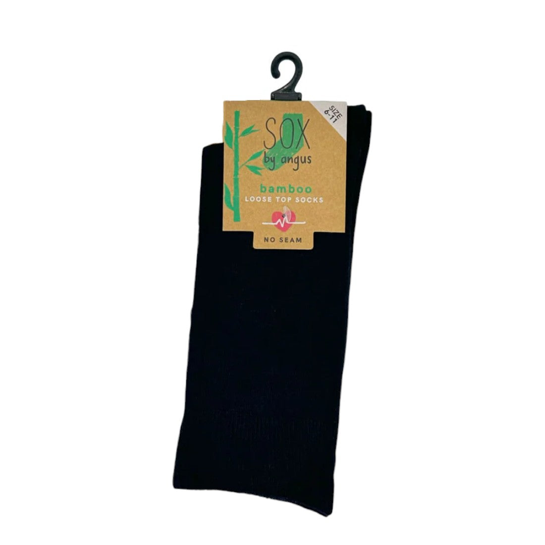 Bamboo Plain Loose Top Socks - NO SEAM