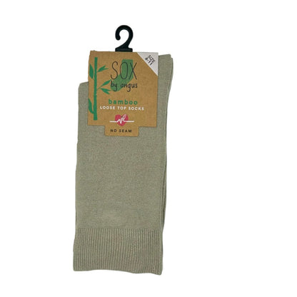 Bamboo Plain Loose Top Socks - NO SEAM