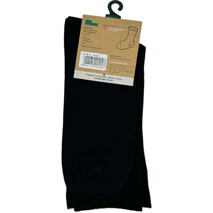 Bamboo Plain Loose Top Socks - NO SEAM