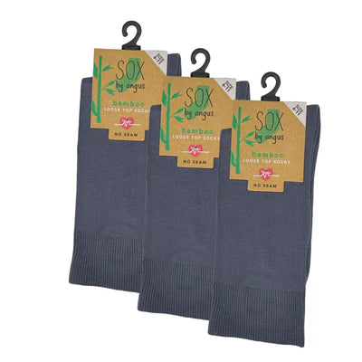 Bamboo Plain Loose Top Socks - NO SEAM