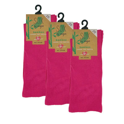 Bamboo Plain Loose Top Socks - NO SEAM