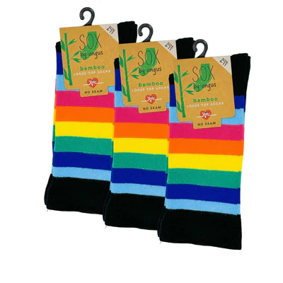 Bamboo Plain Loose Top Socks - NO SEAM