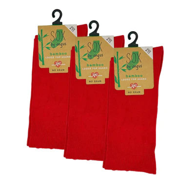 Bamboo Plain Loose Top Socks - NO SEAM