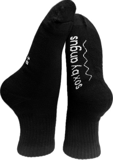 Bamboo Soft Cushion Quarter Crew Sport Socks