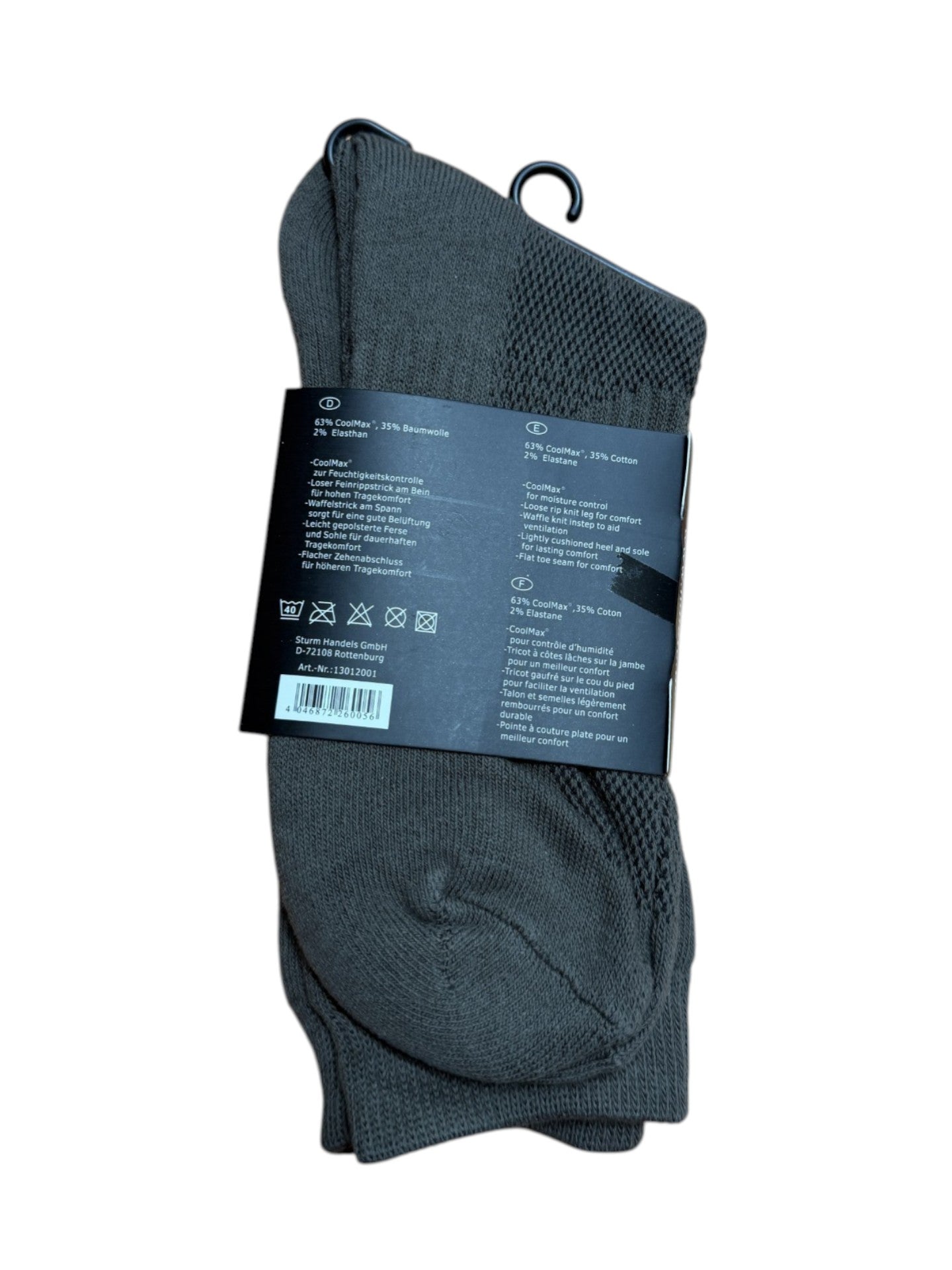 Coolmax® Comfort System Crew Socks 6-11