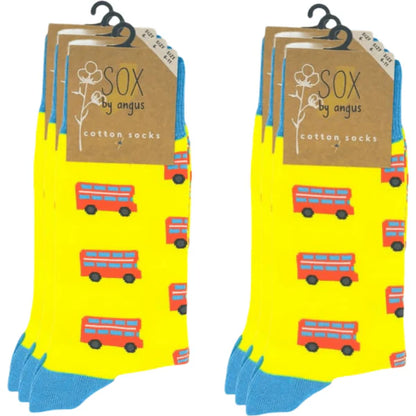 Double Deck Bus Socks