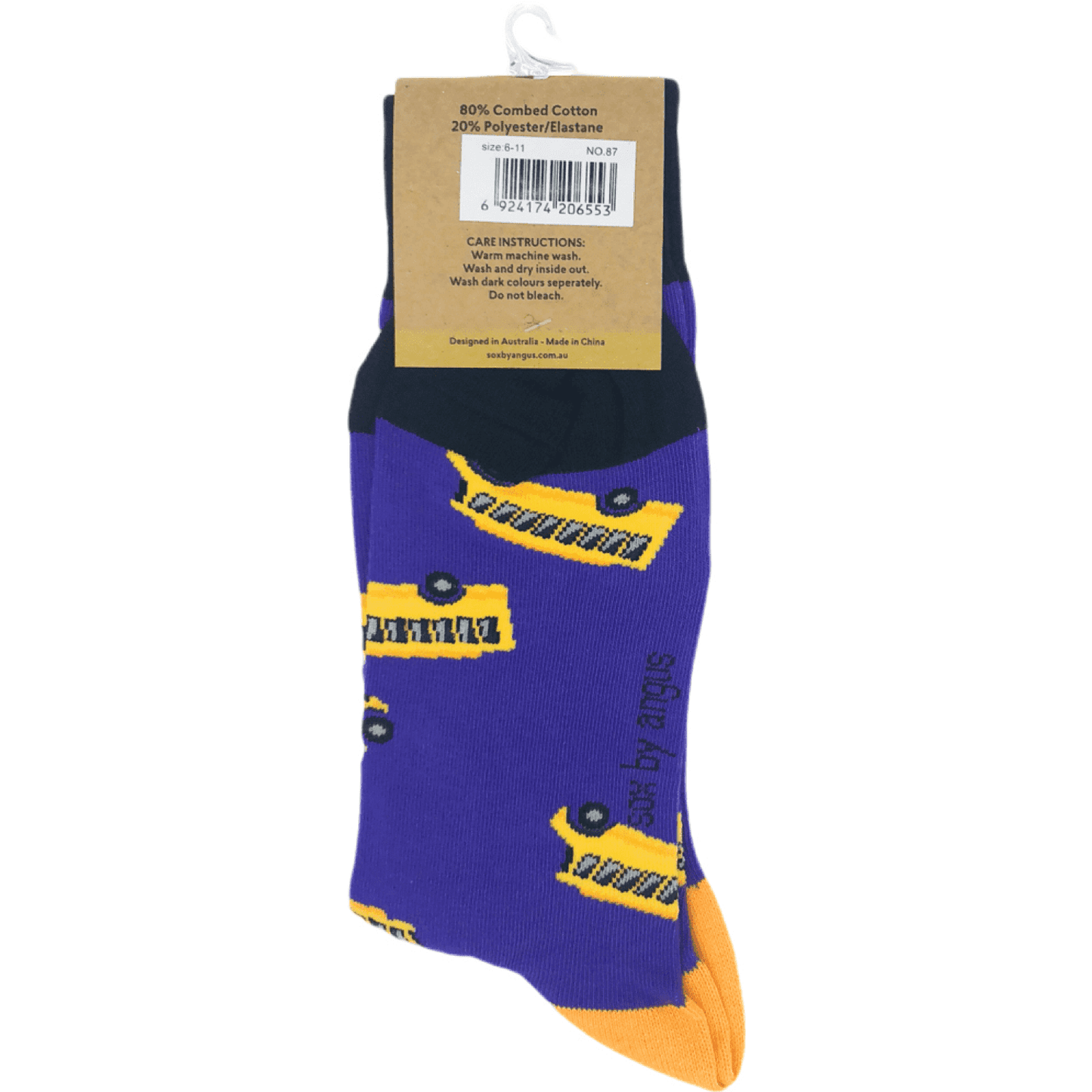 School Bus Socks