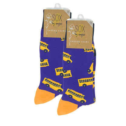 School Bus Socks