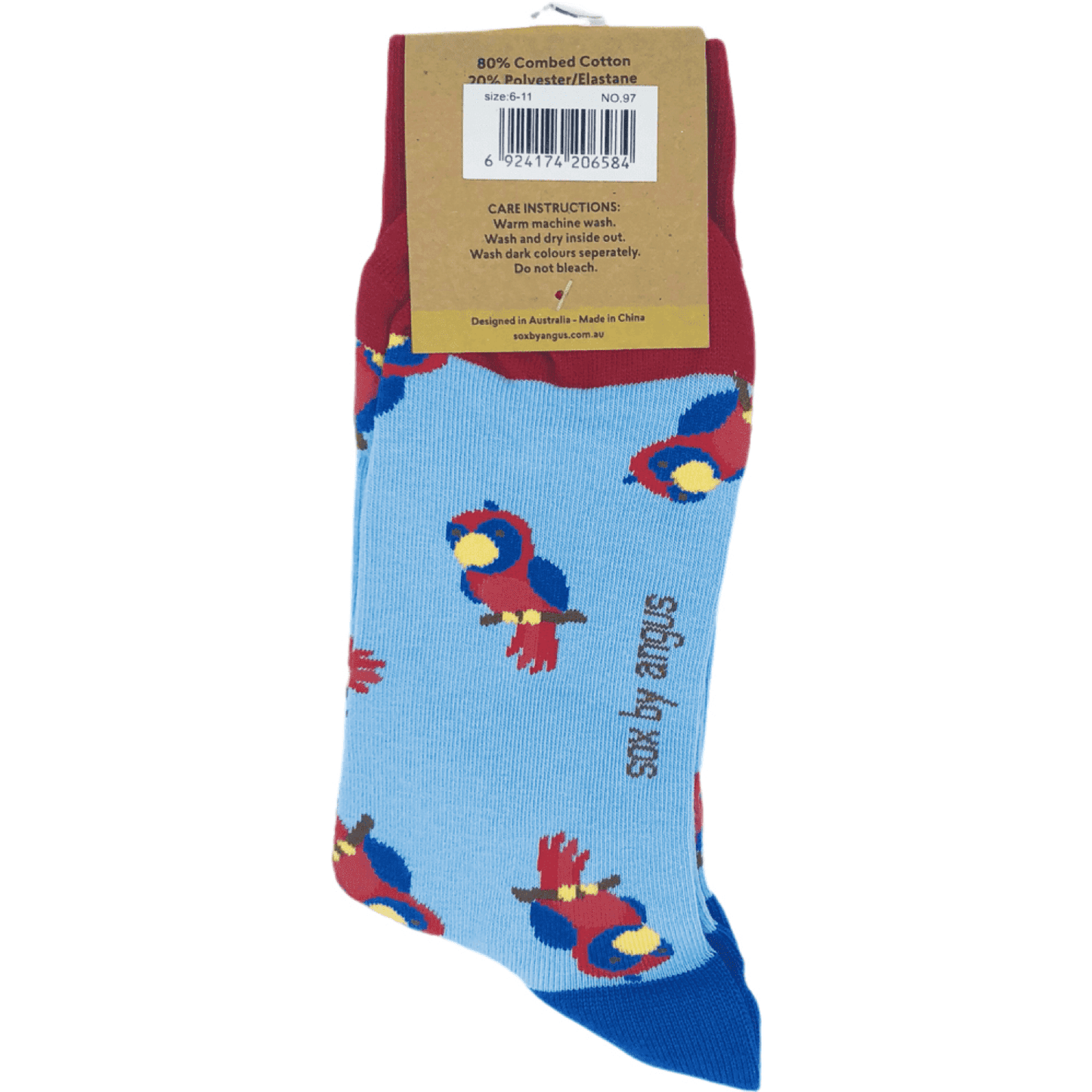 Parrot Socks 6-11
