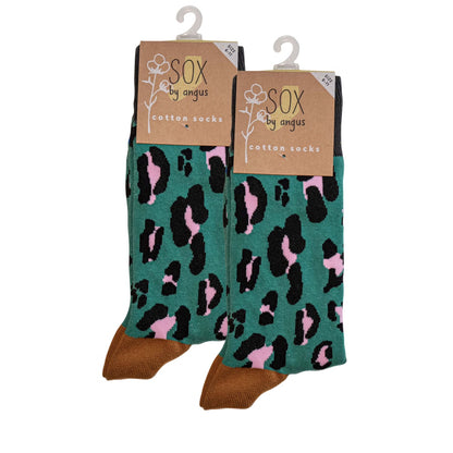 Leopard Print Socks