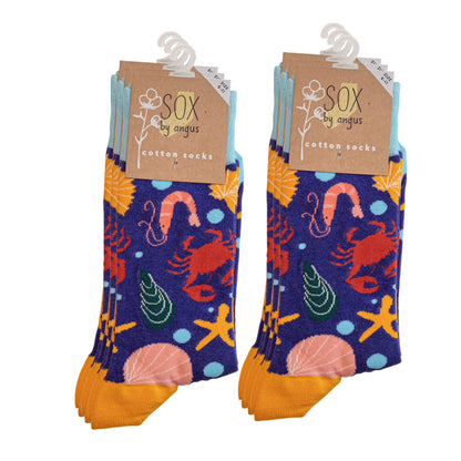 Sea Creatures Socks