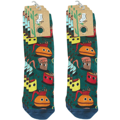 Bamboo Digital Printing Novelty Socks